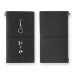 TOKYO  Leather Notebook Cover - Black