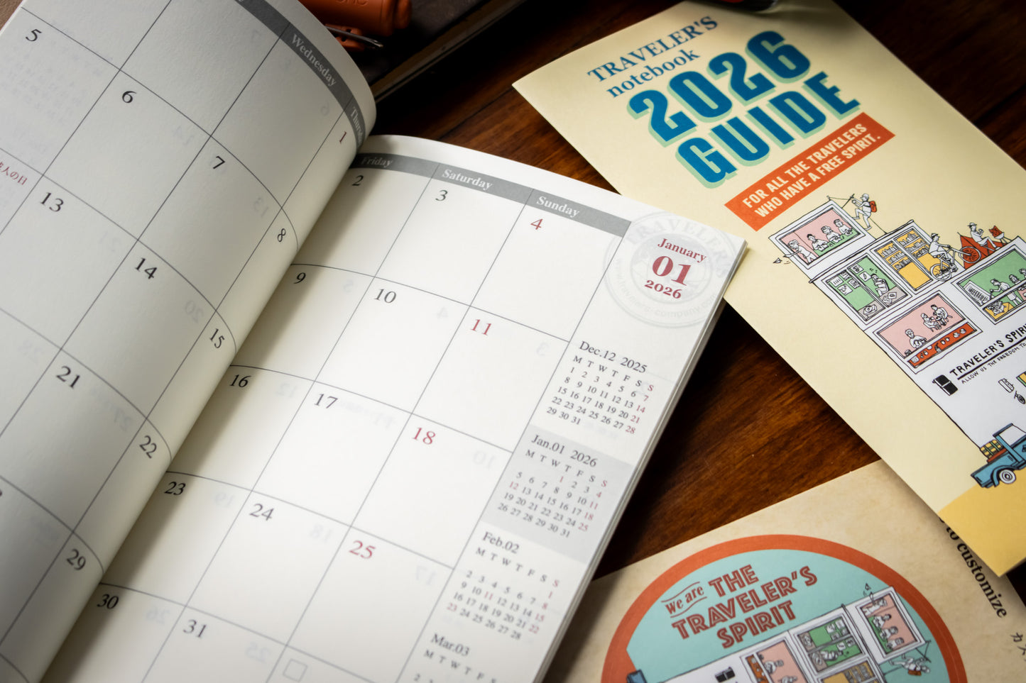 TRAVELER'S 2026 Refill Monthly