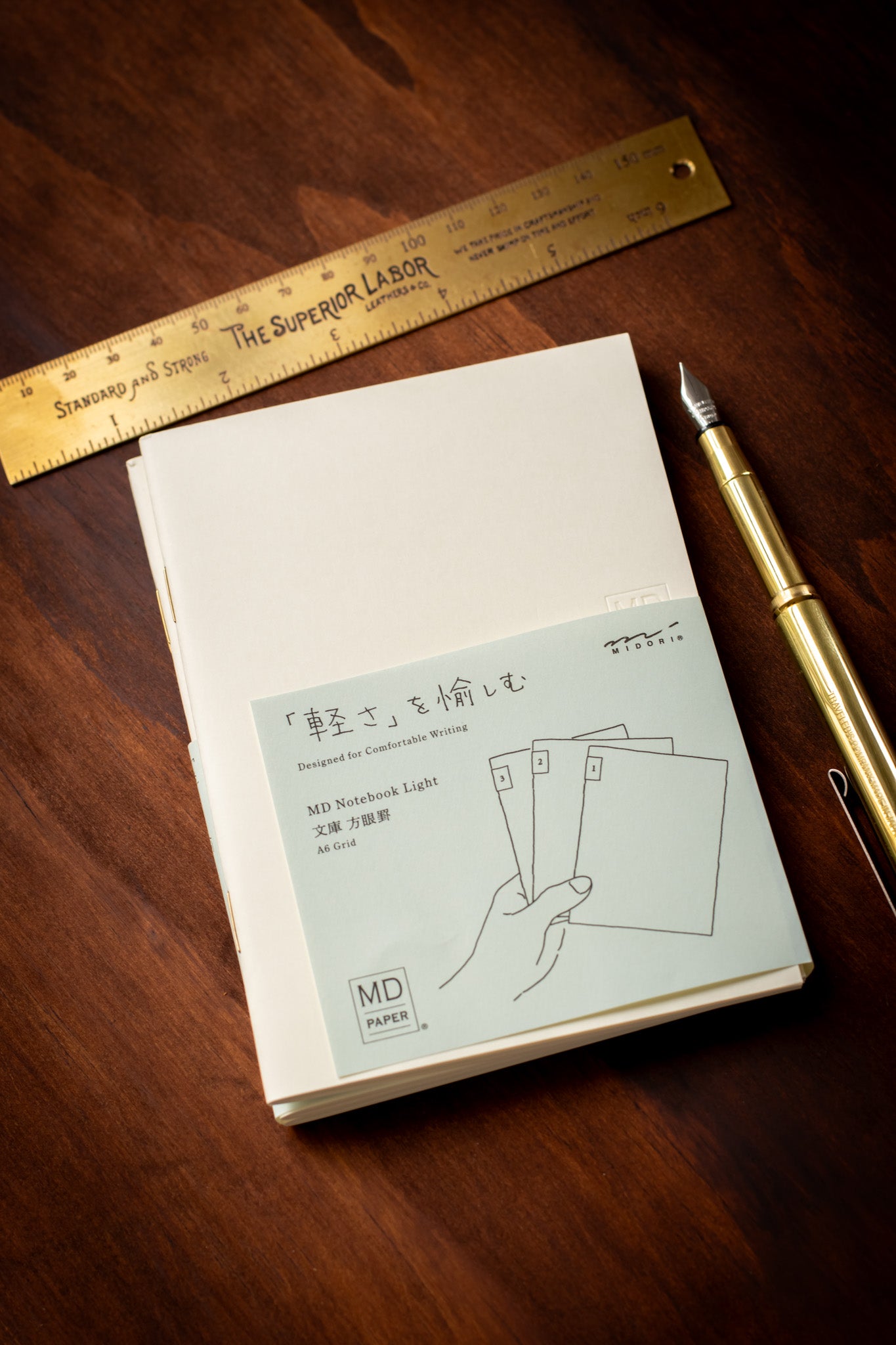 MD Notebook Light - Grid A6