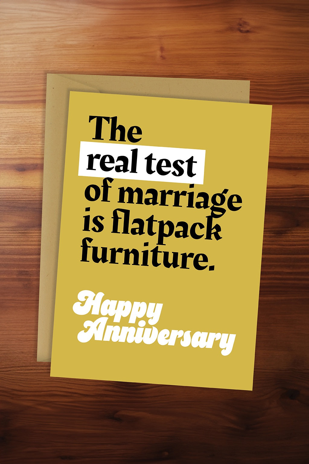 Flat Pack Furniture Card