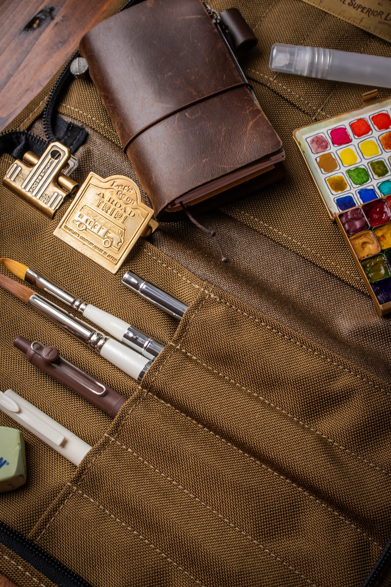 Art Toolkit Zip Case - A5 Umber