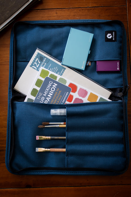 Art Toolkit Zip Case - A5 Blue