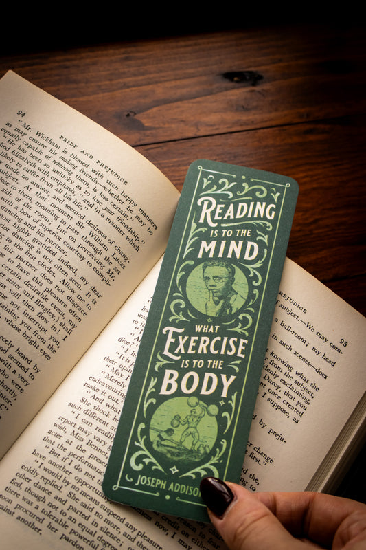 Reading Is to the Mind Bookmark