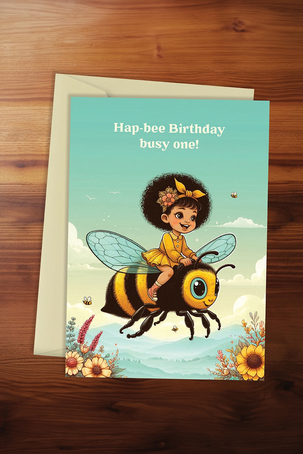 Hap-Bee Birthday Card
