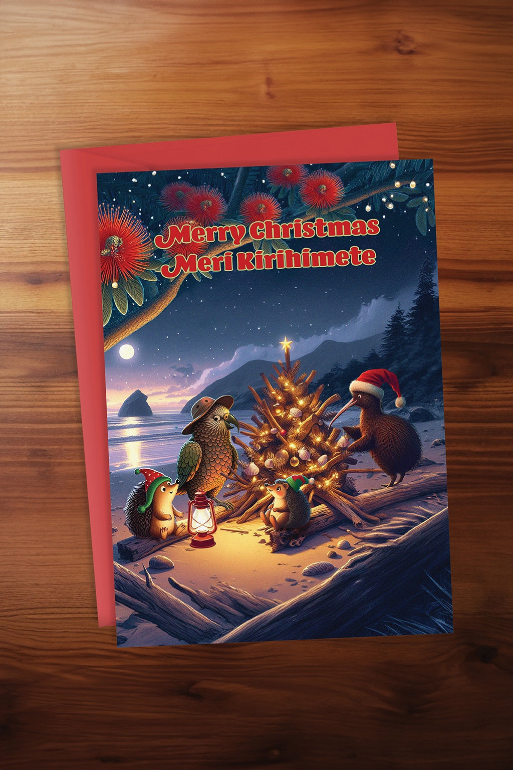 Driftwood Christmas Card