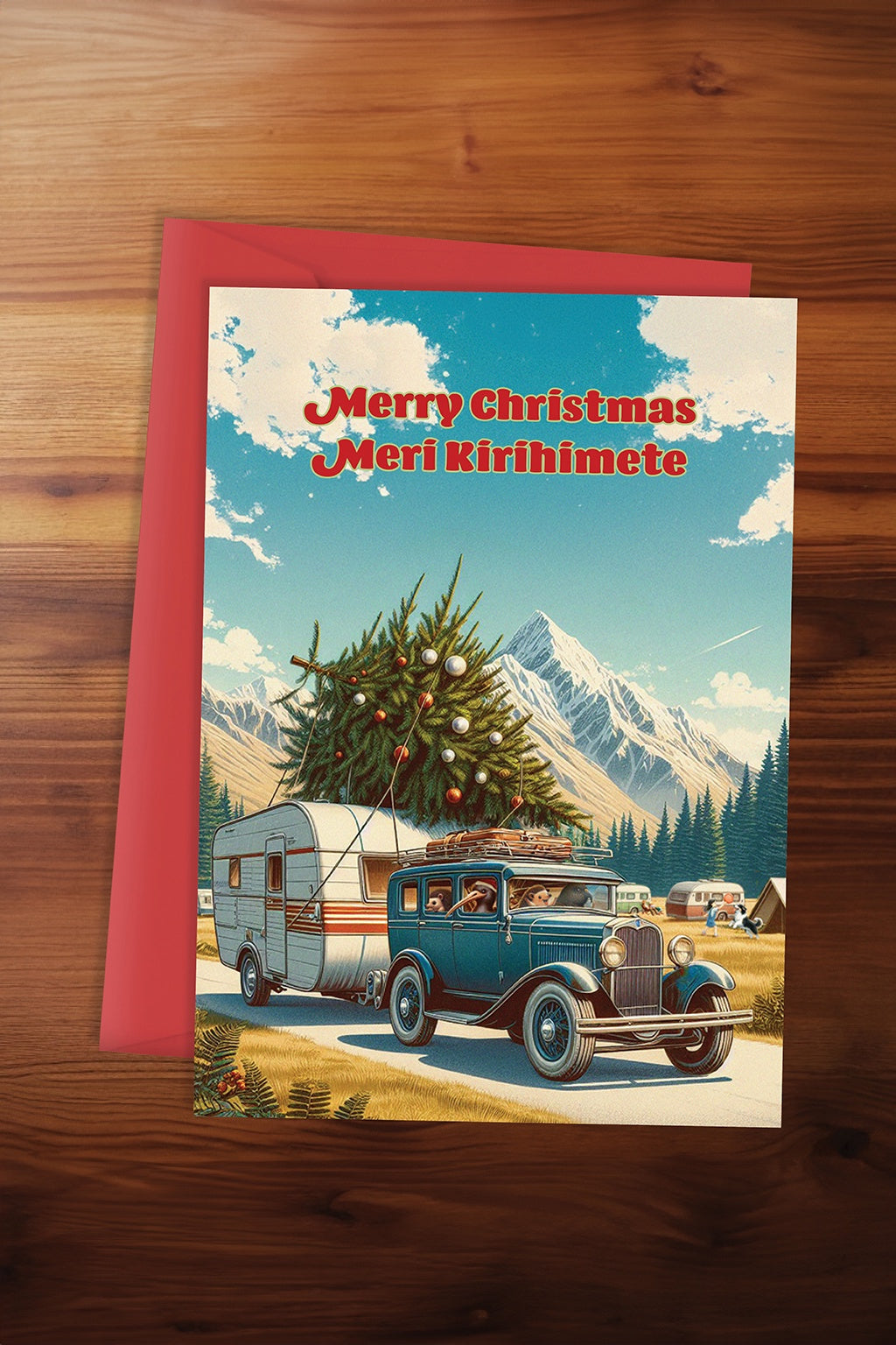 Christmas Caravan Card