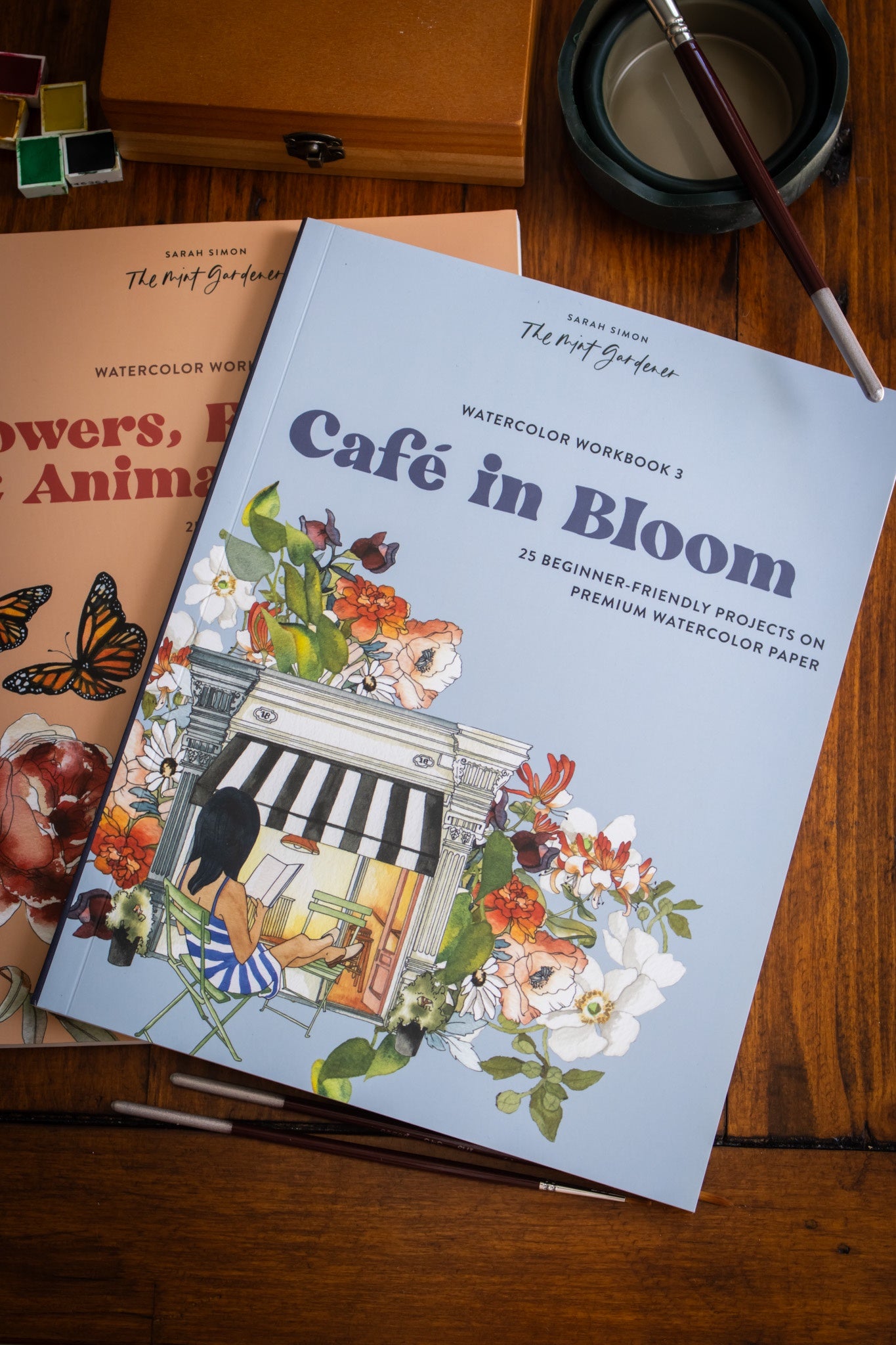 Watercolor Workbook 3 - Cafe in Bloom