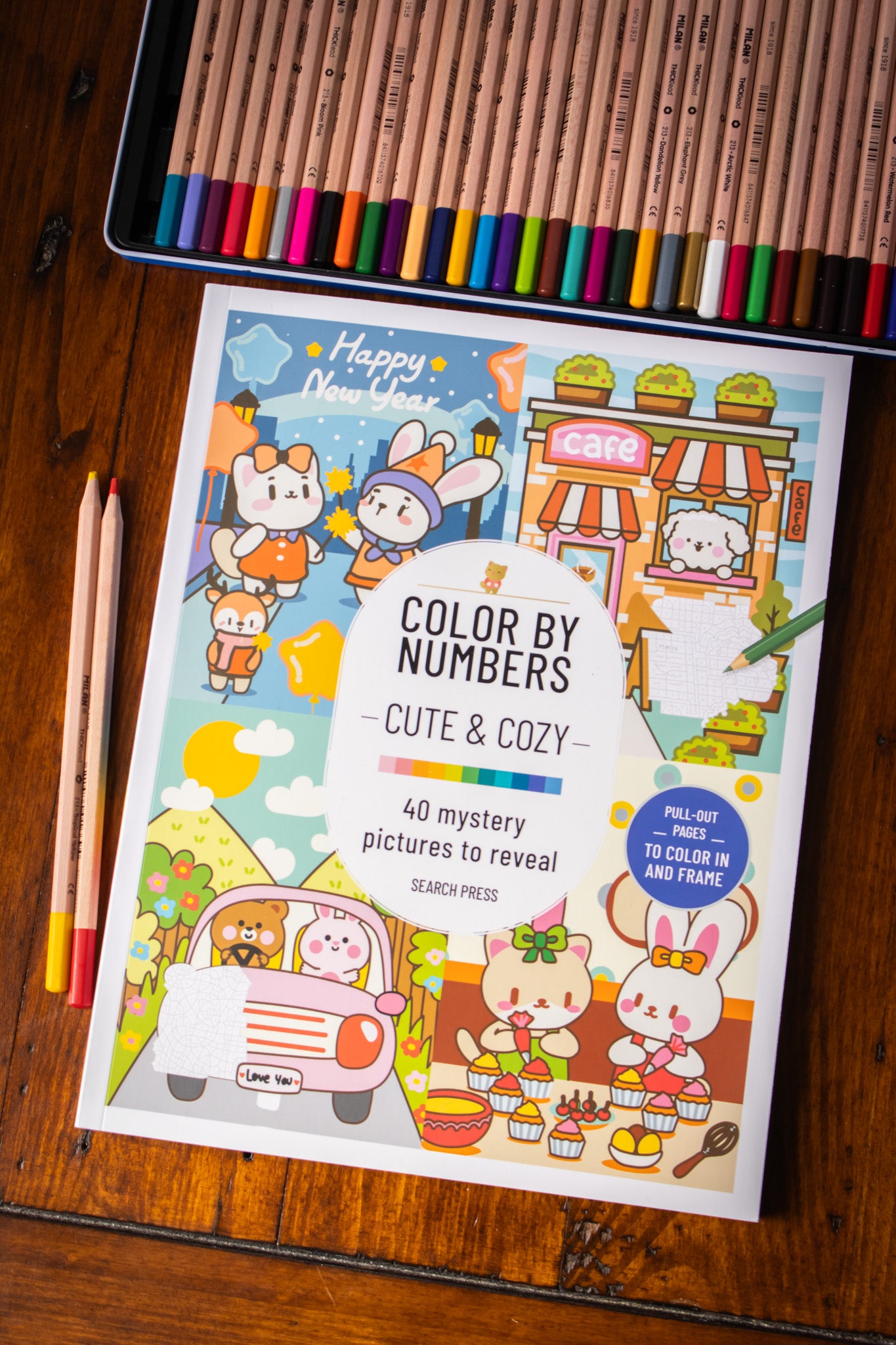 Colour By Numbers Cute & Cozy