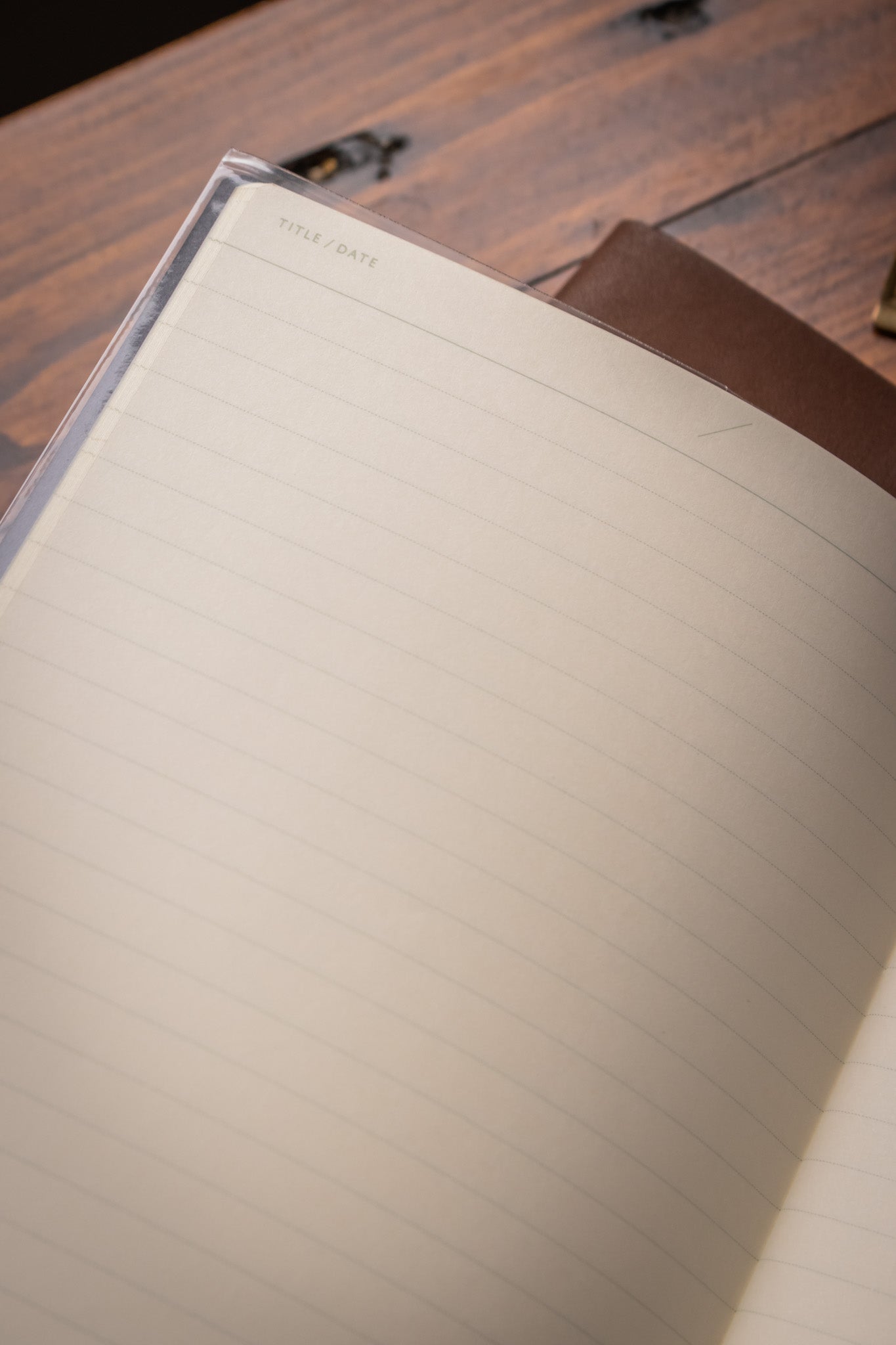 B6 Notebook - Beige Lined 7mm