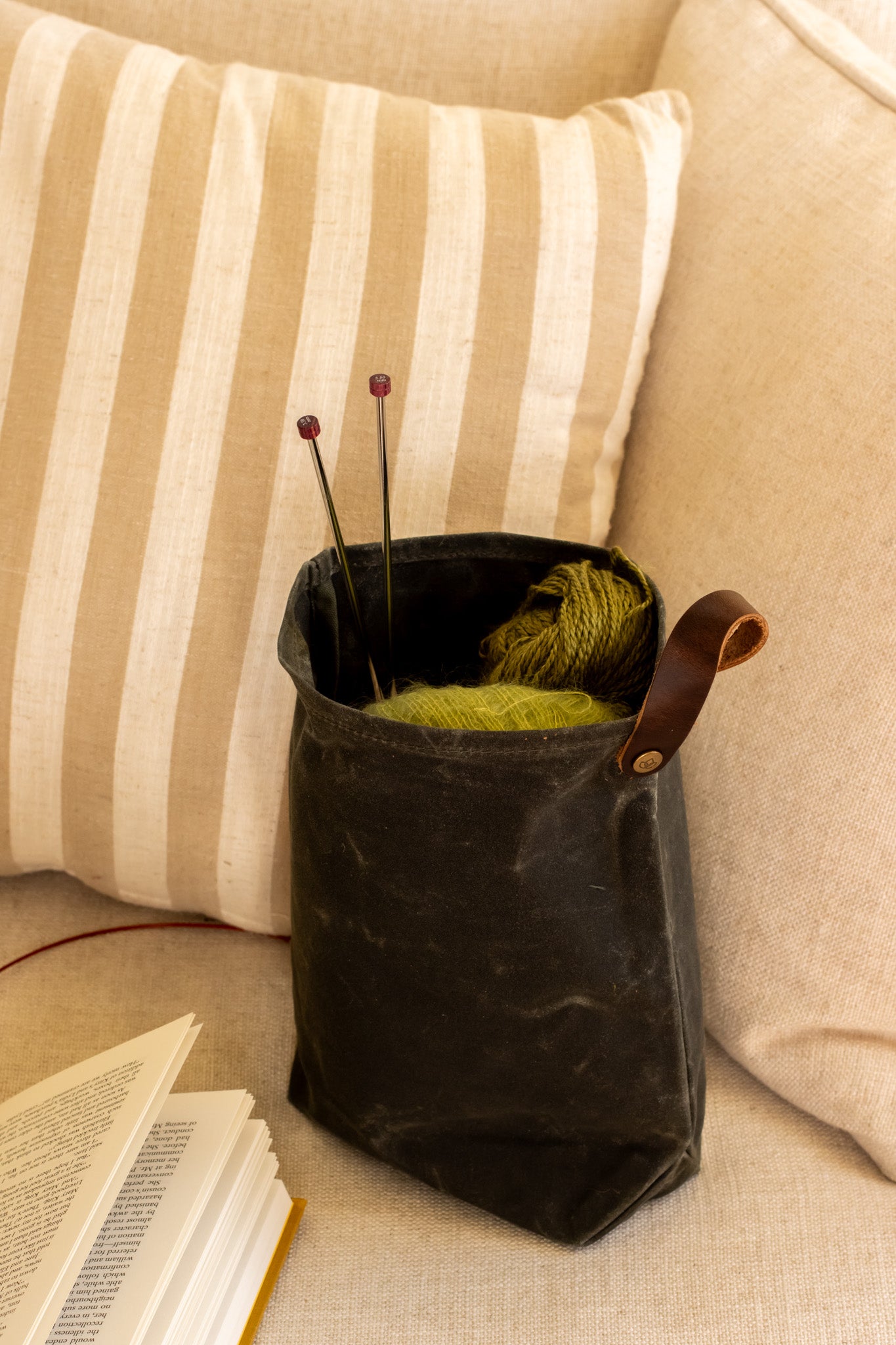 Canvas Carry Sack - Olive, Medium
