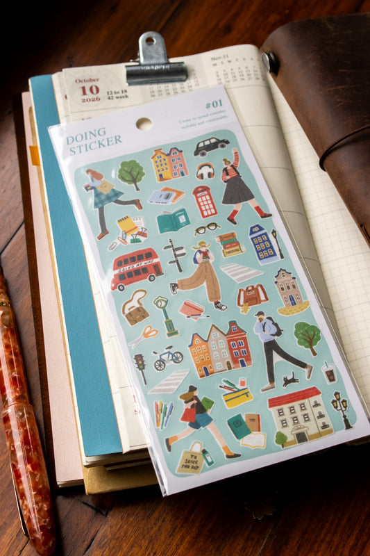 Doing Things Stickers - Study