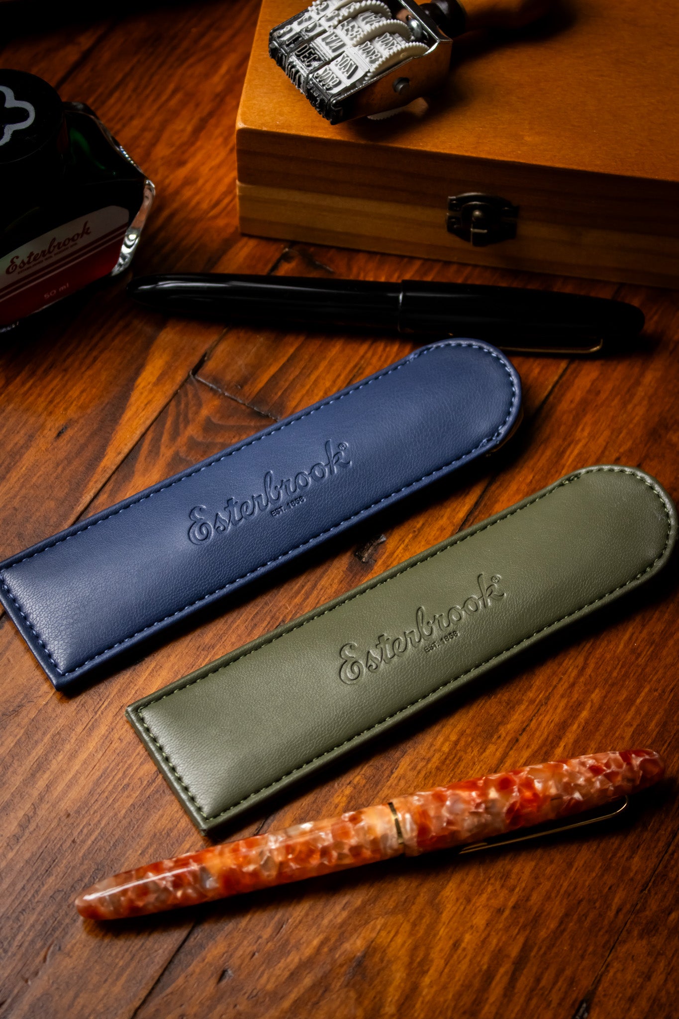 Pen Sleeve - Moss Green