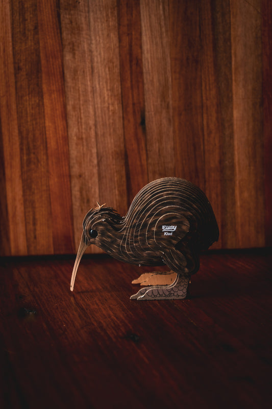 Eco-Friendly Cardboard Puzzle - Brown Kiwi