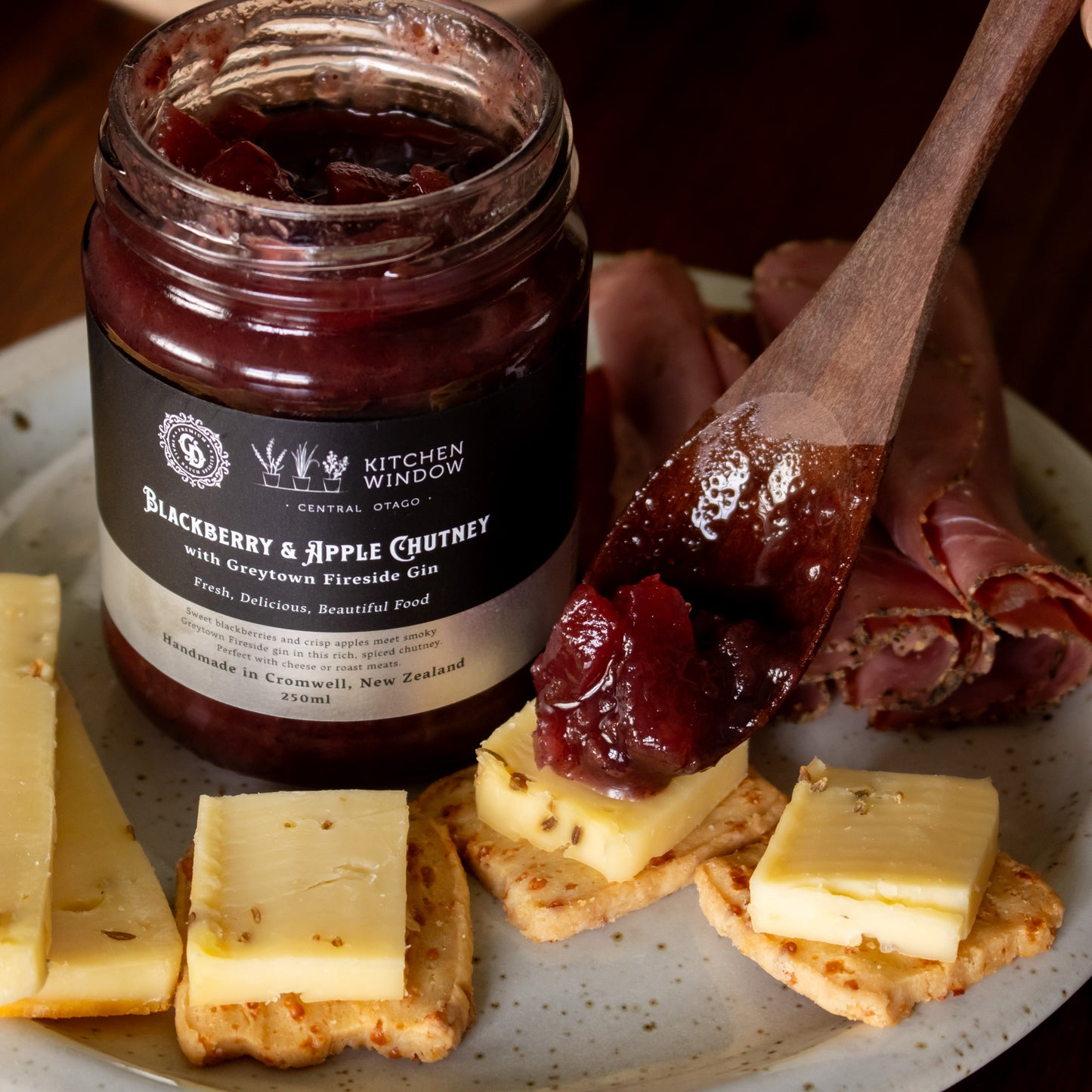 Blackberry & Apple Chutney with Fireside Gin