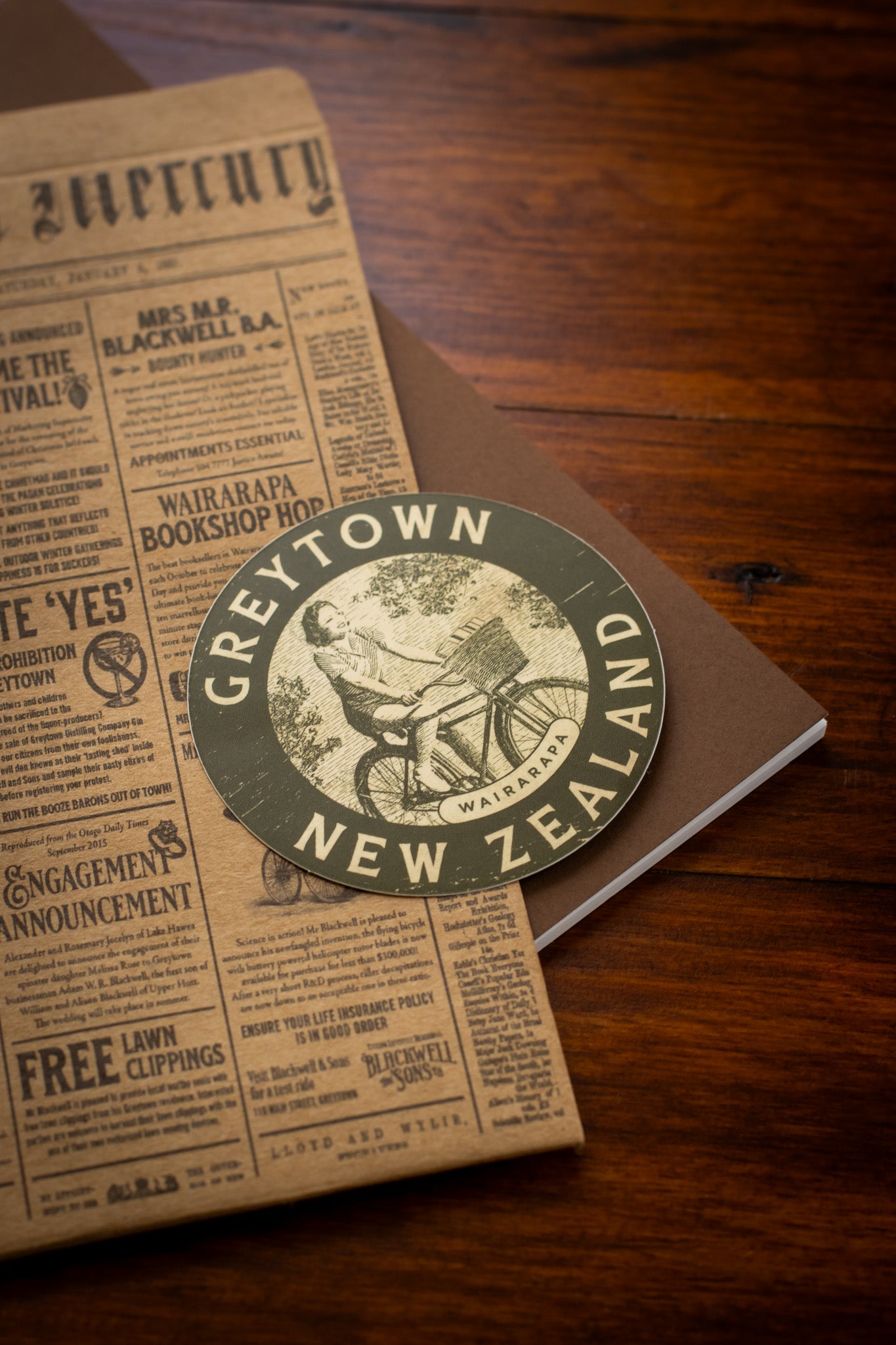 Greytown Circle Sticker (Large)