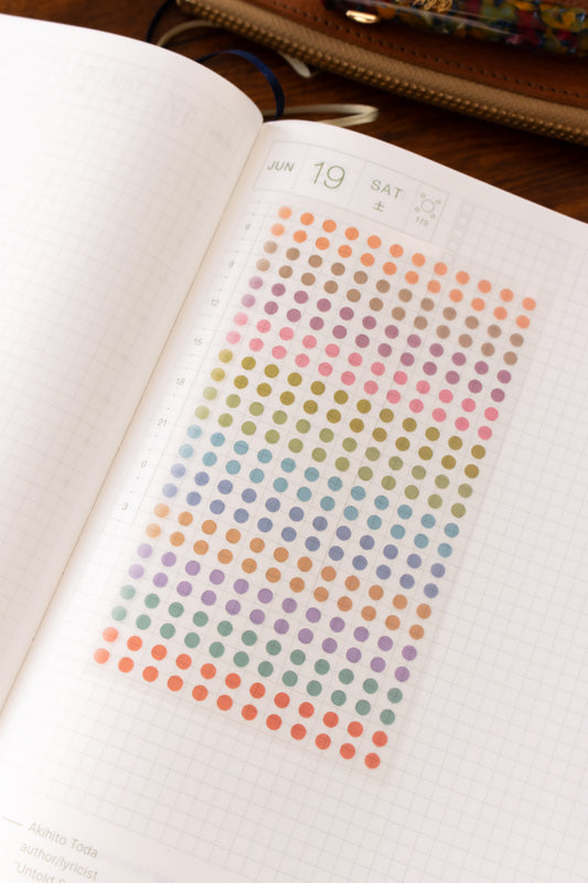 TSUKI no IRO - Transparent Dot Stickers 3.5mm