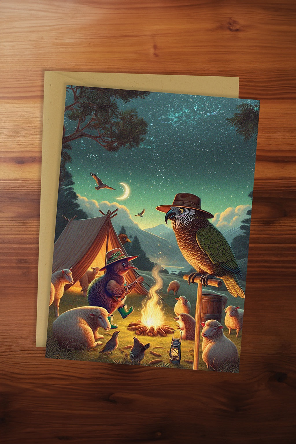 Campfire Singalong Card