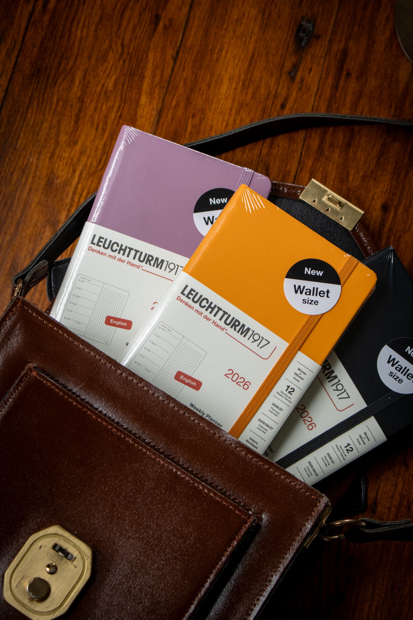 2026 Weekly Planner + Notebook - Wallet Rising Sun