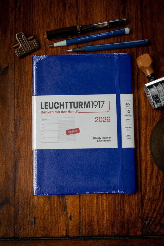 2026 Weekly + Notebook - A5 Hardcover Ink