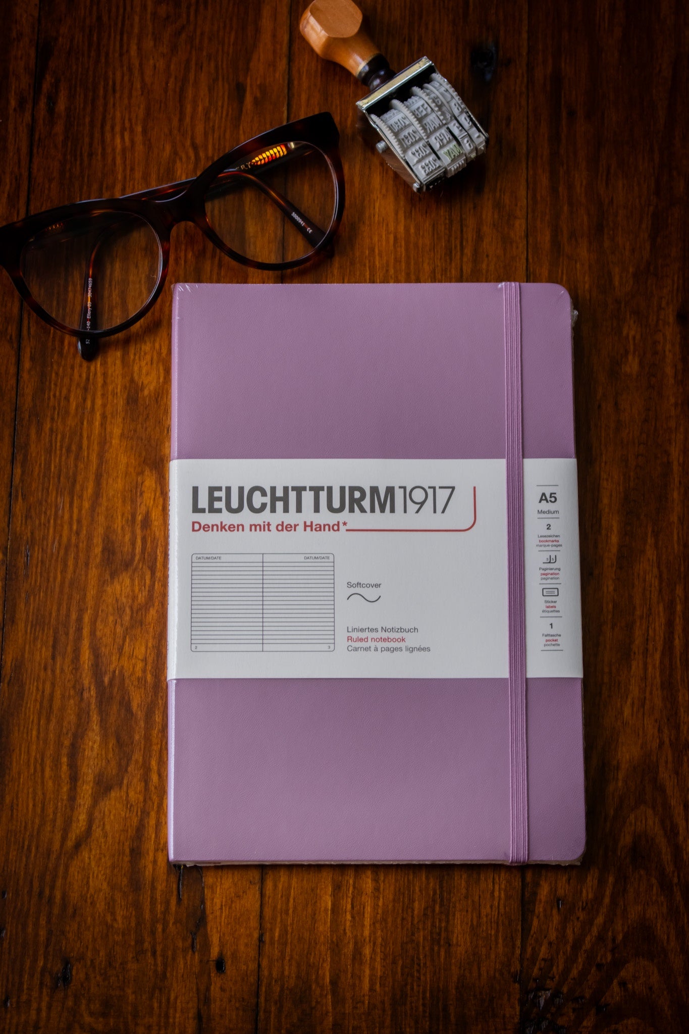 A5 Softcover - Dusty Rose Ruled