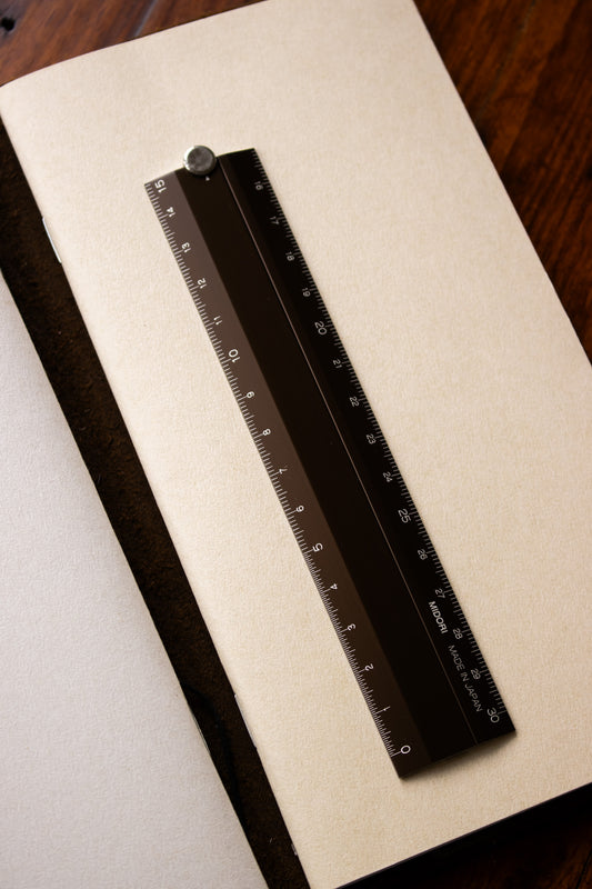 Aluminium Extending Ruler - Brown