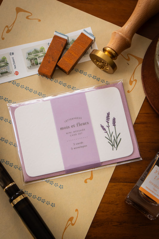 Message Cards - Lavender