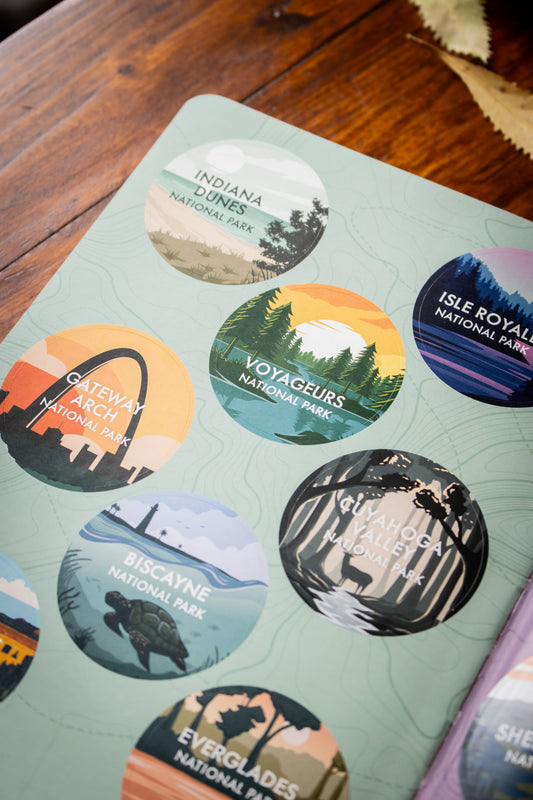 National Parks Sticker & Logbook
