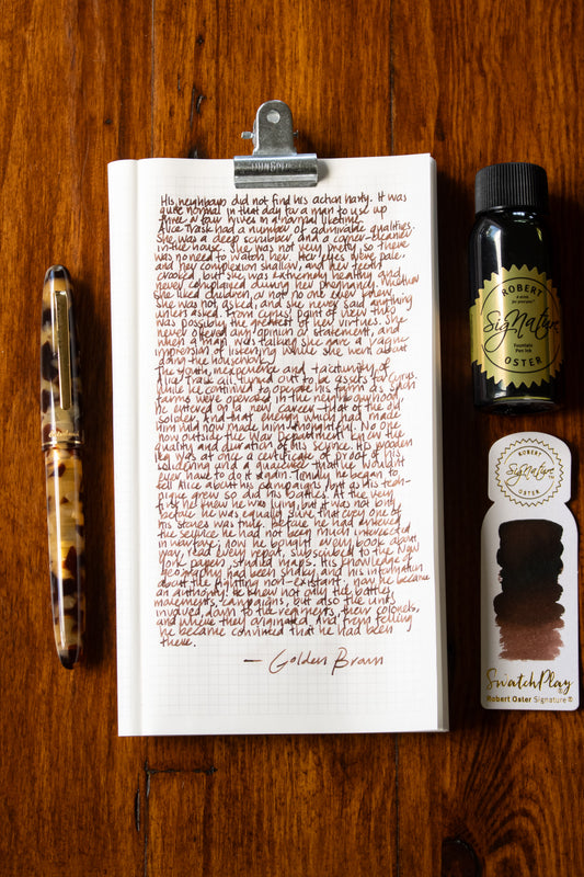 Fountain Pen Ink: Golden Brown