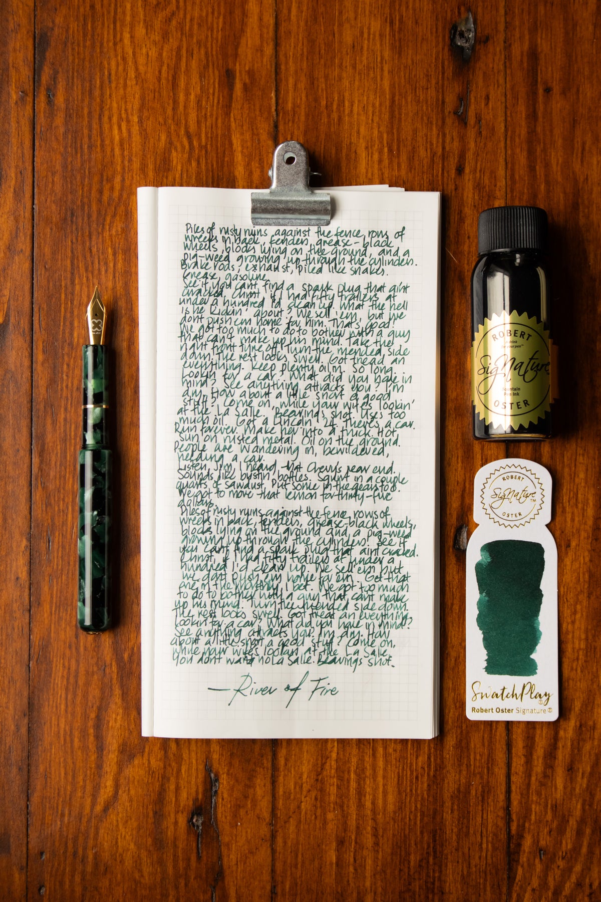 Fountain Pen Ink: River of Fire
