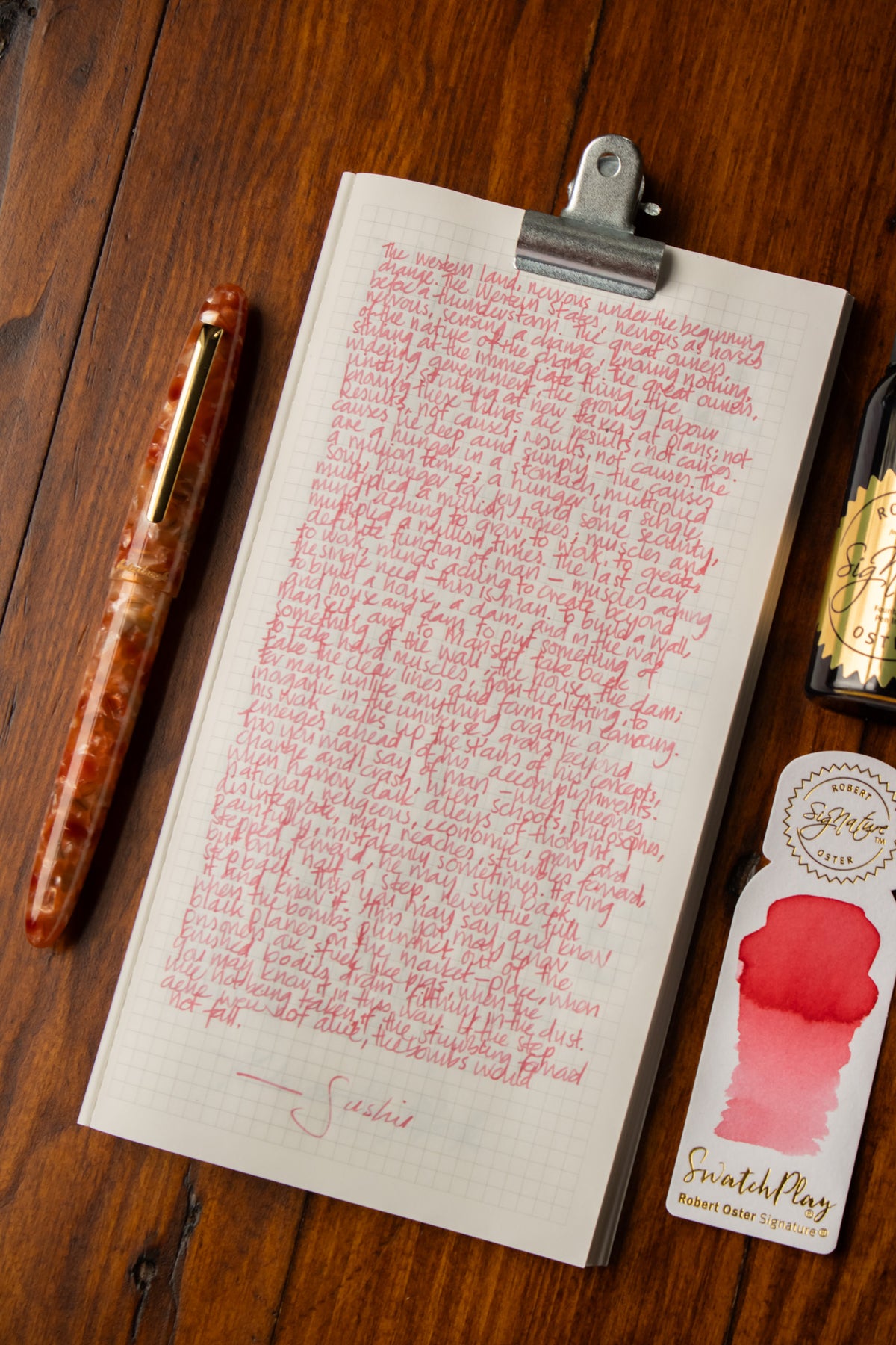 Fountain Pen Ink: Sushi