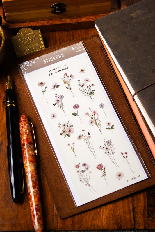 Pastel Meadow Stickers