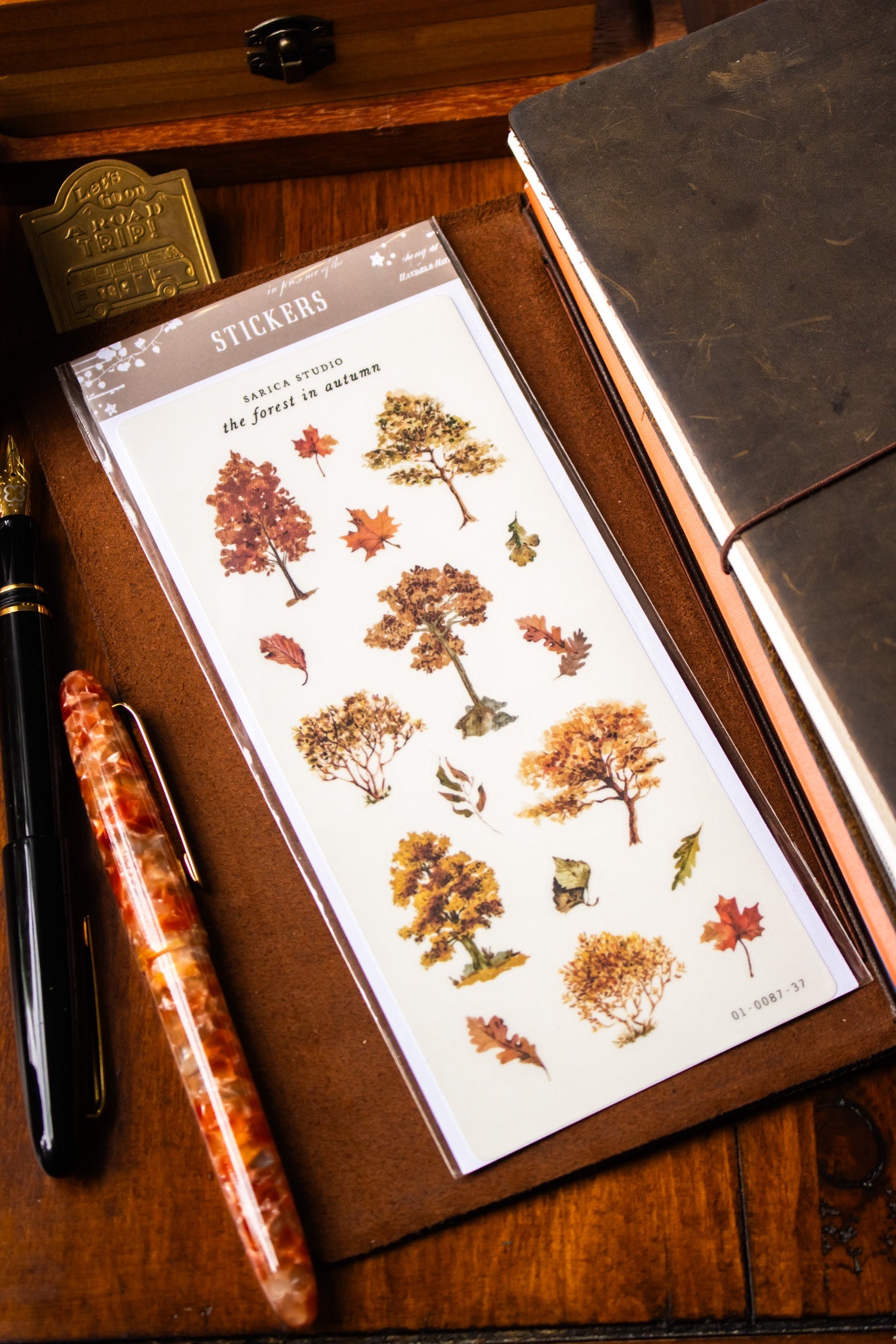 The Forest in Autumn Stickers