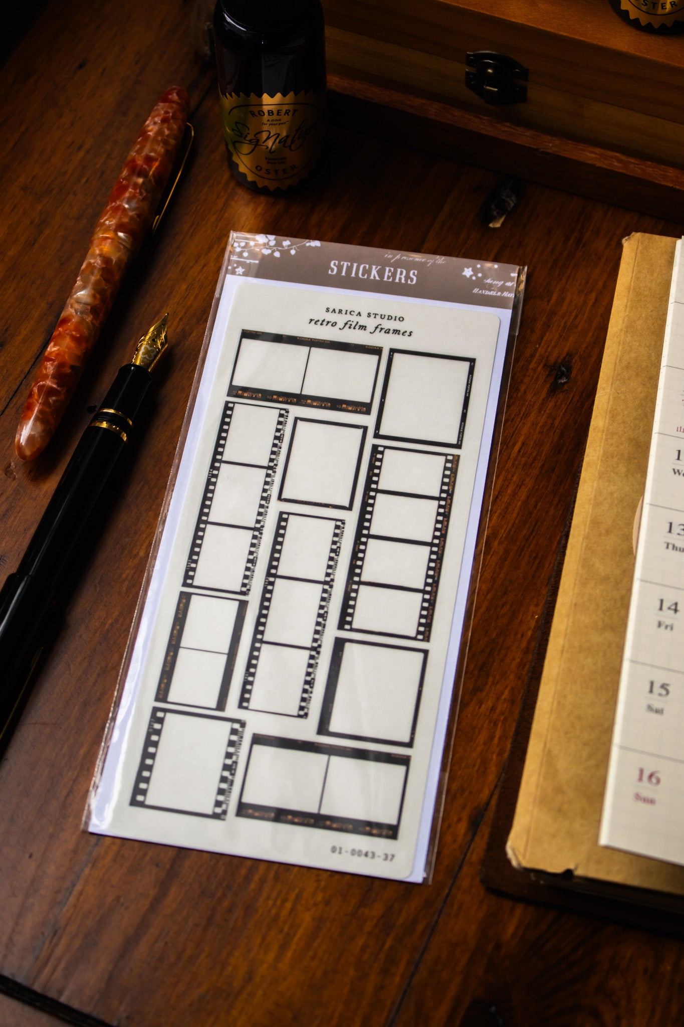 Retro Film Frames Stickers