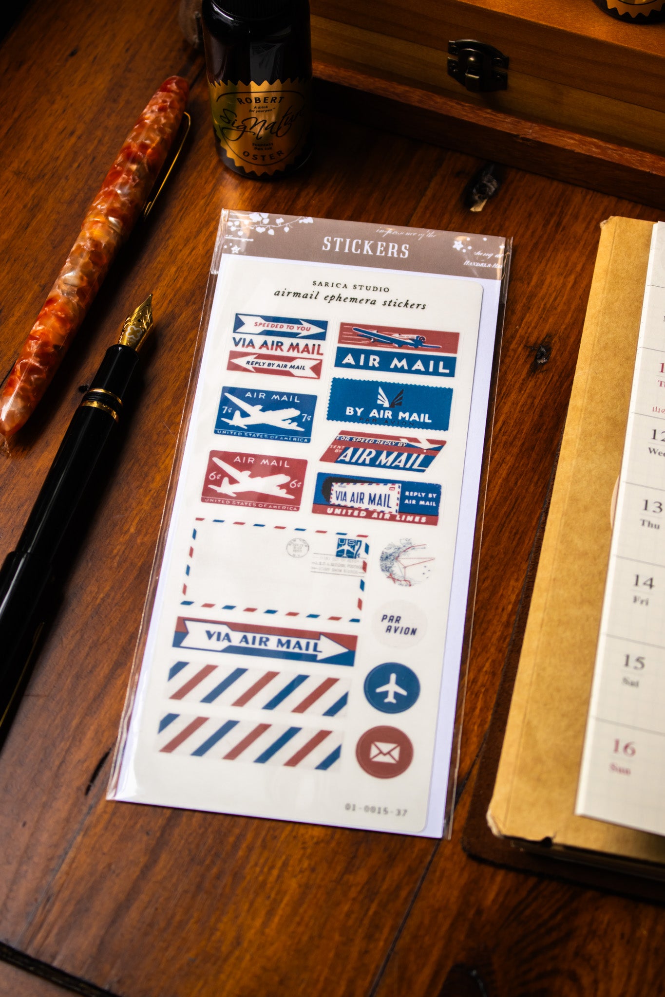 Airmail Ephemera Stickers