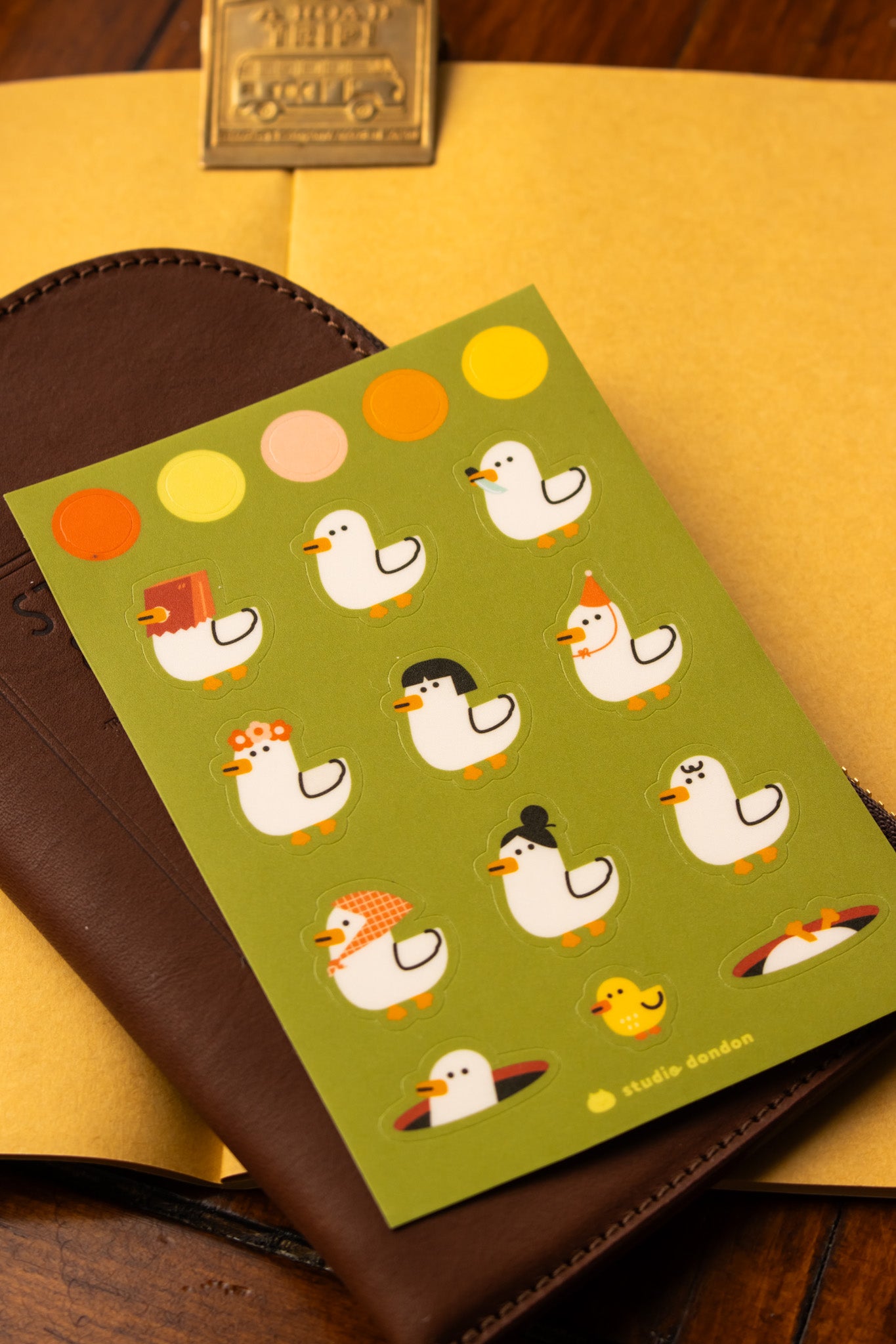 Sticker Sheet: Cute Ducks