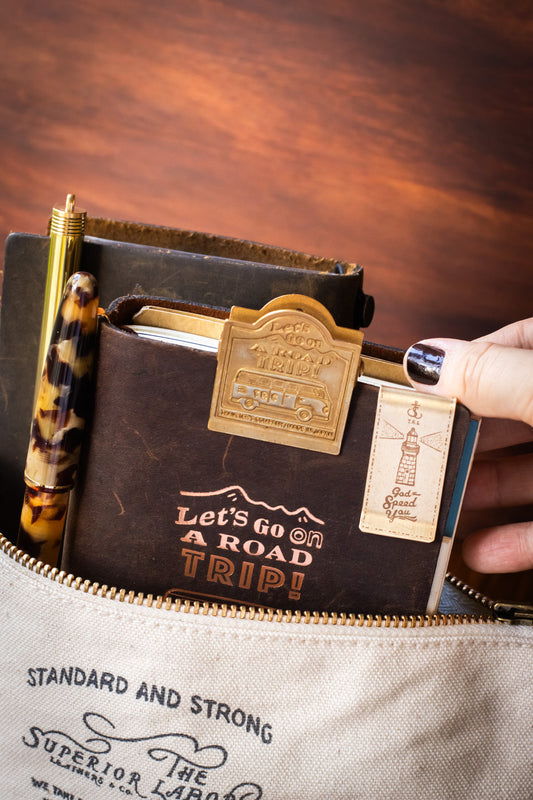 Brass Paper/Money Clip - Lighthouse Image
