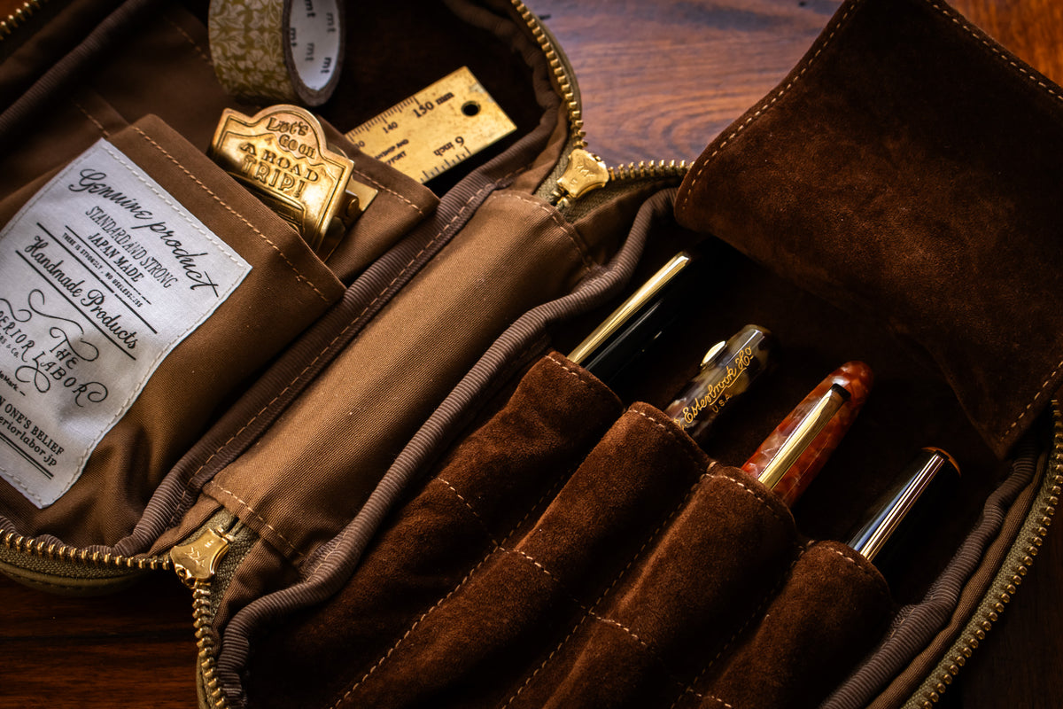 Writer's Leather Case - Glove Leather Olive
