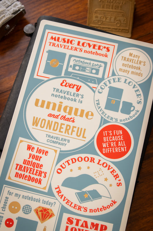 TRAVELER'S 2027 - Plastic Sheet Regular