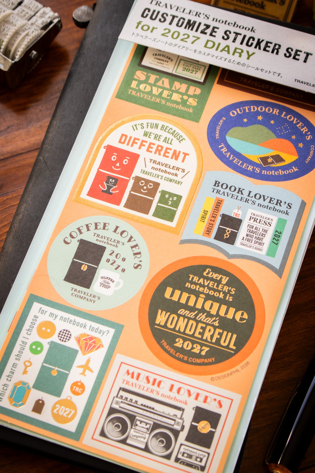 TRAVELER'S 2027 - Customise Sticker Set