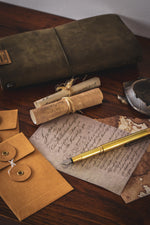 TRAVELER'S Company - Brass Fountain Pen / Bullet Pen