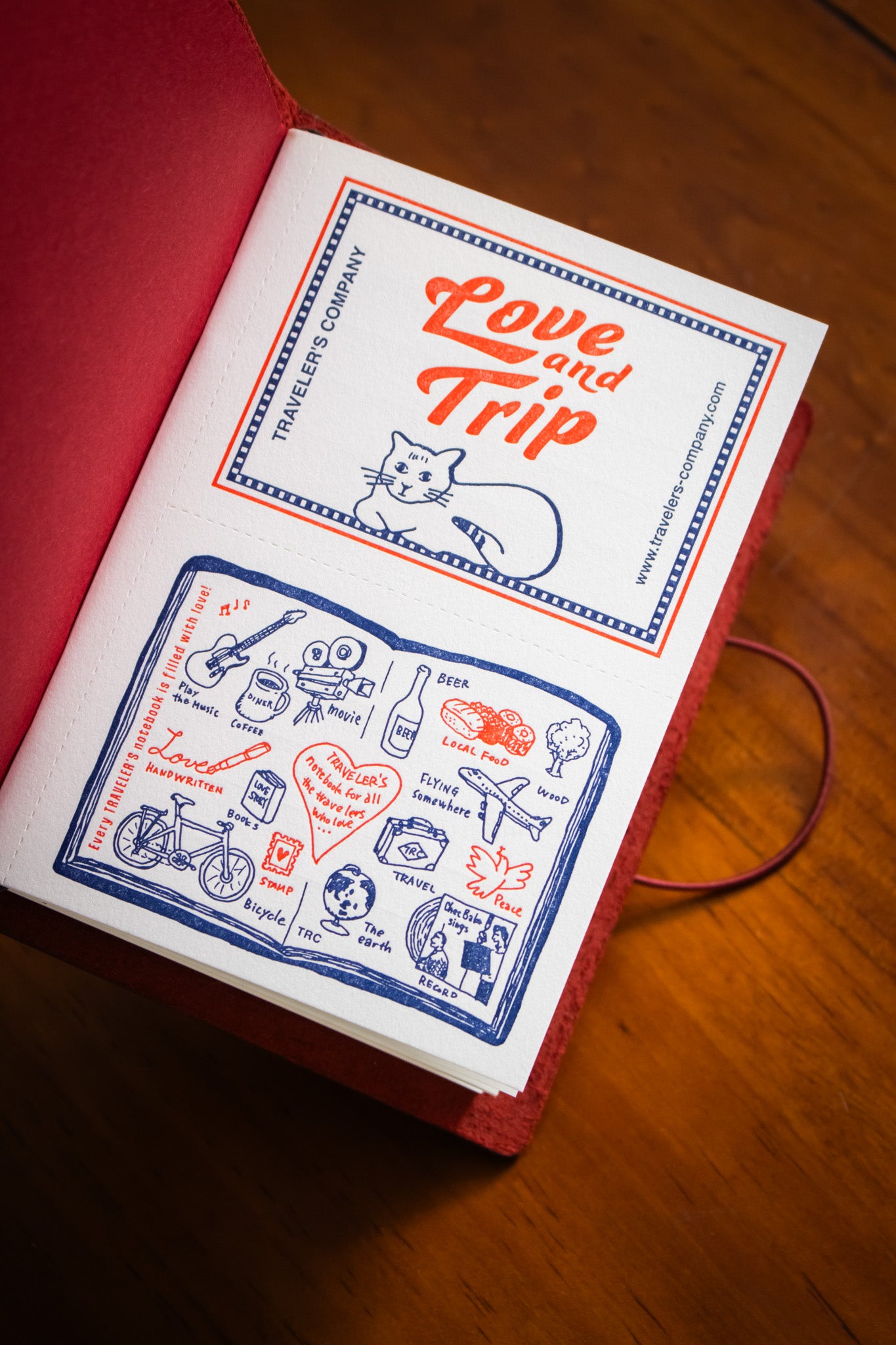 TRAVELER'S Notebook Refill Passport (Love & Trip)