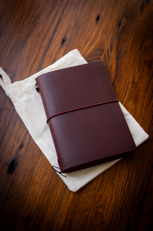 TRAVELER'S Notebook Leather Cover Passport - Red (Love & Trip)