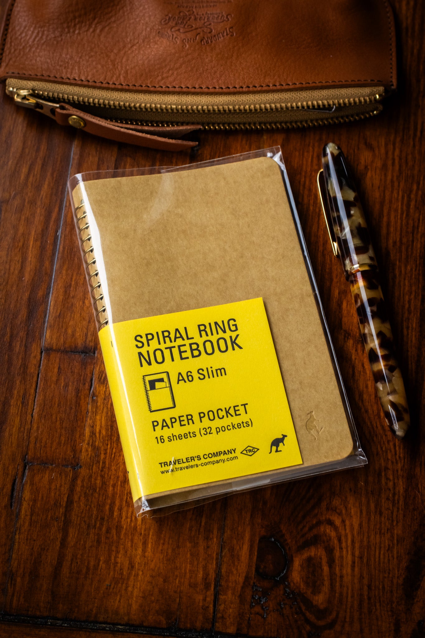 TRAVELER'S Spiral Notebook - A6 Paper Pocket