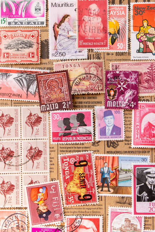 Used Vintage Postage (20 Stamps)