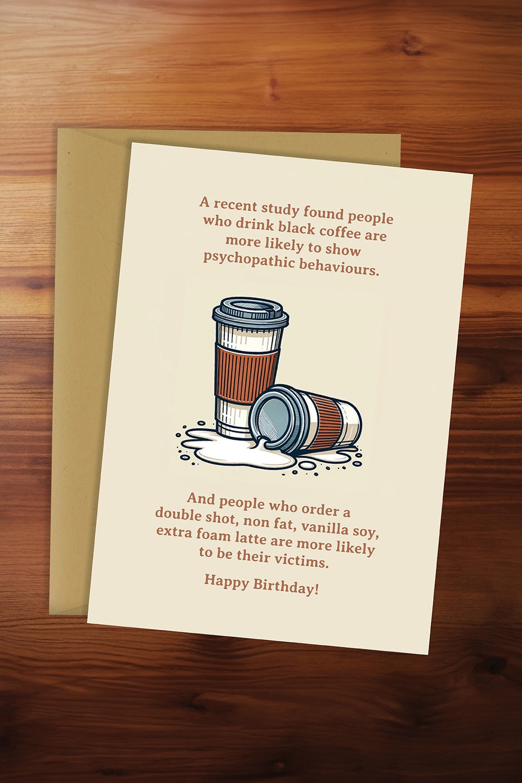 Coffee Crimes Card