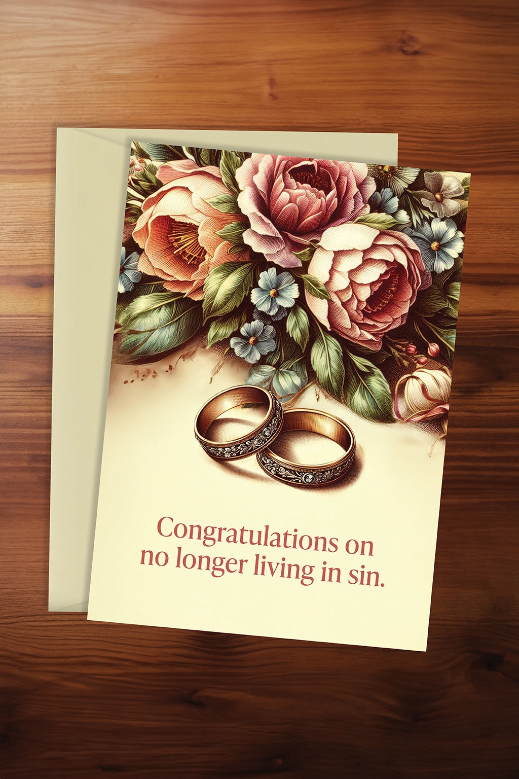 No Longer Living In Sin Card