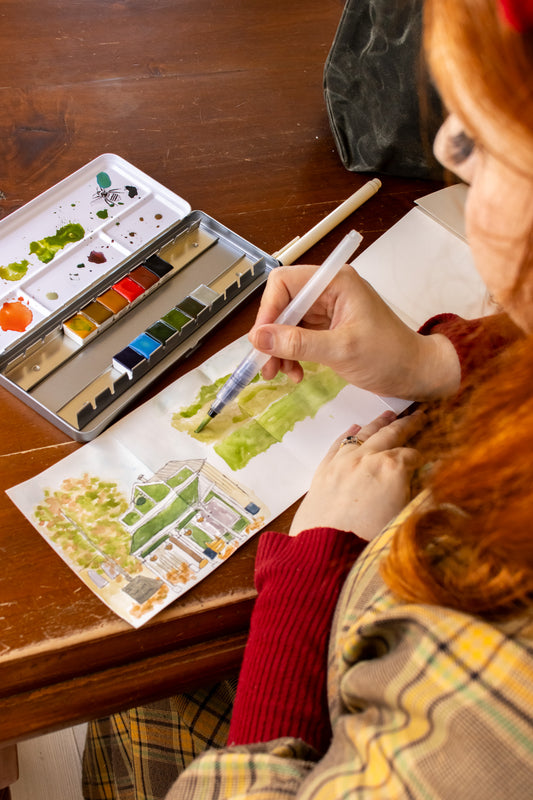 Colours of Wairarapa Watercolour Palette (12)