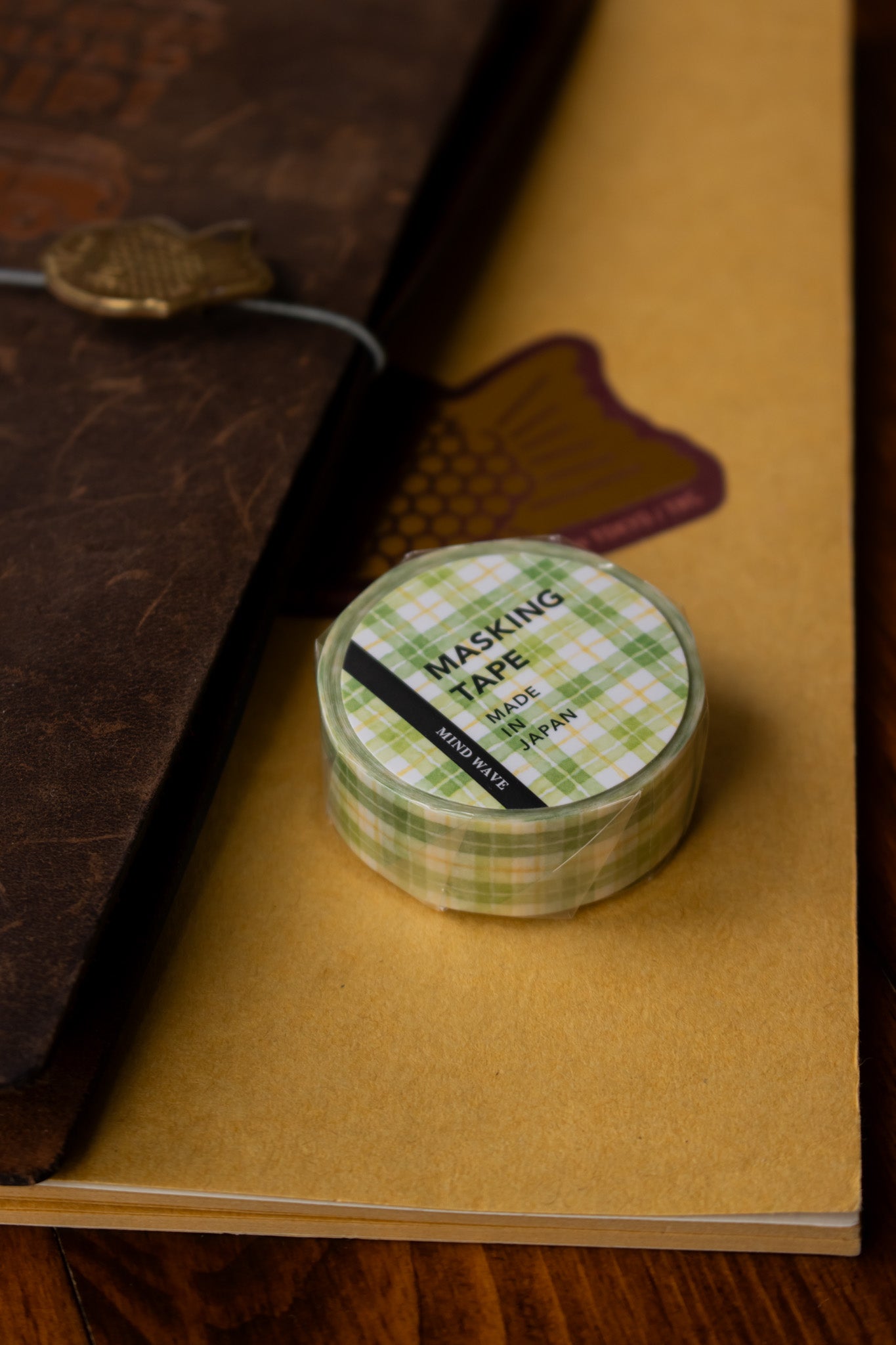 Washi Tape - Green Check