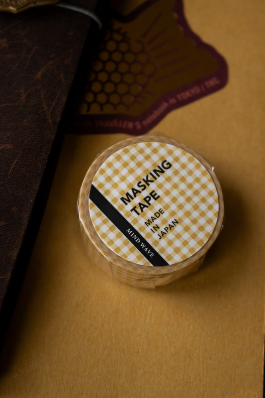 Washi Tape - Yellow Check