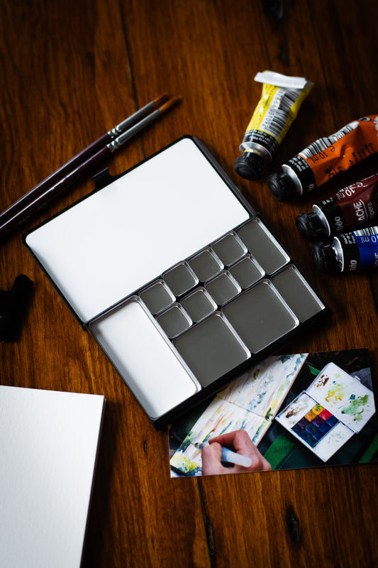 Watercolour Palette - Pocket Black